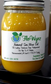 16 oz Passion Fruit + Mango Sea Moss Gel